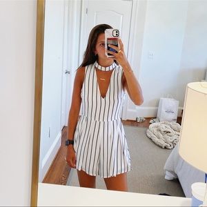 LF striped romper